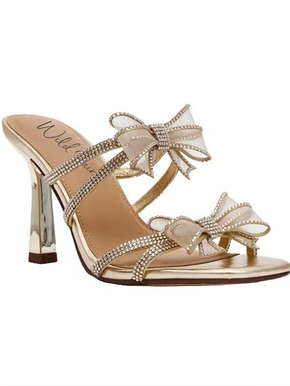 NIB Wild Pair Lucienne Slip-On Bow Sandals Size 9.5